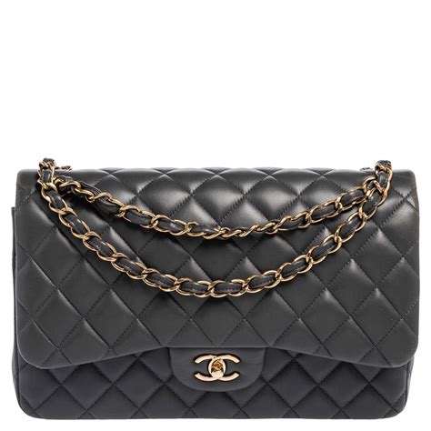 grey chanel bag outfit|chanel classic bag saks.